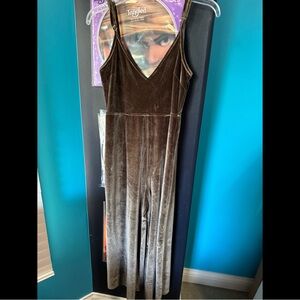MP C Velvet Brown Jumpsuit